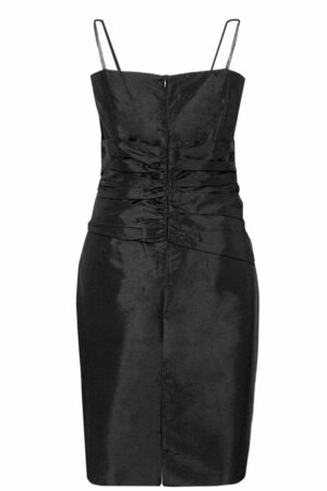 Официална рокля от тафта в черно