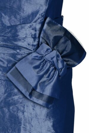 Официална рокля от тафта - кралско синьо