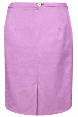 Цикламено-розова права дамска пола под коляното