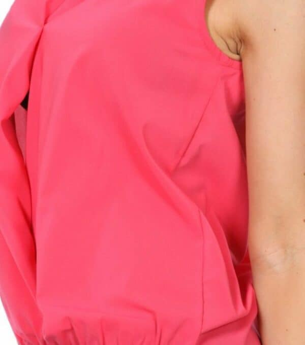 Елегантна дамска риза без ръкав в цвят корал