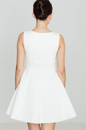 Бяла рокля с цип GL22K255