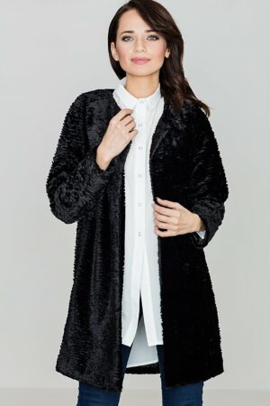 Елегантно черно палто GL22K309