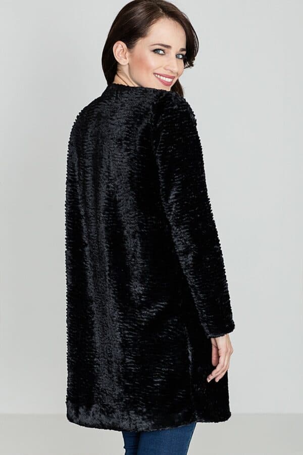 Елегантно черно палто GL22K309