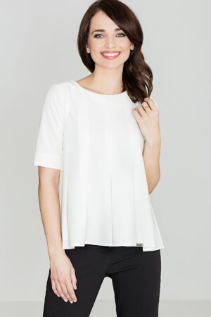 Бяла дамска блуза GL22K370