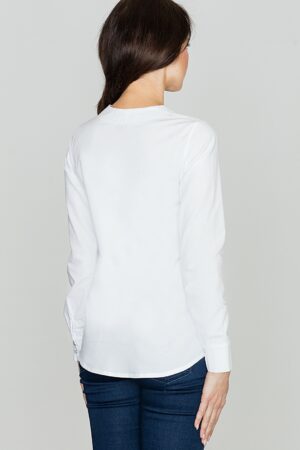 Дамска бяла риза GL22K391