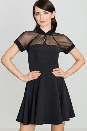 Къса черна рокля GL22K399
