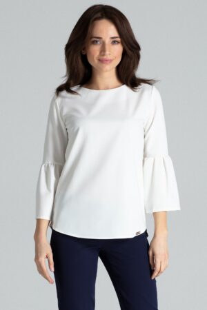 Бяла дамска блуза GL22L010