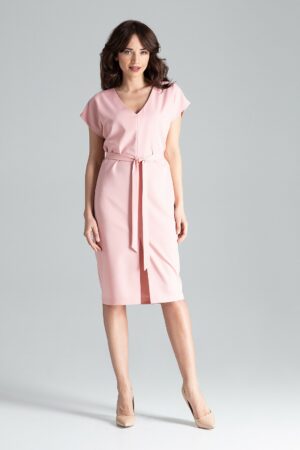 Елегантна розова рокля GL22L032