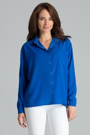 Дамска риза GL22L059 синя