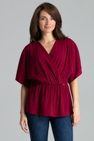 Дамска блуза GL22L063 бордо