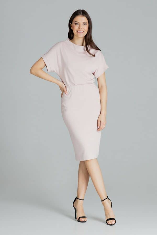Елегантна розова рокля GL22L087