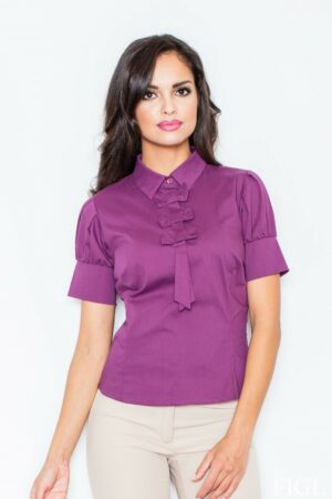 Ддамска блуза GF2M008 цвят патладжан