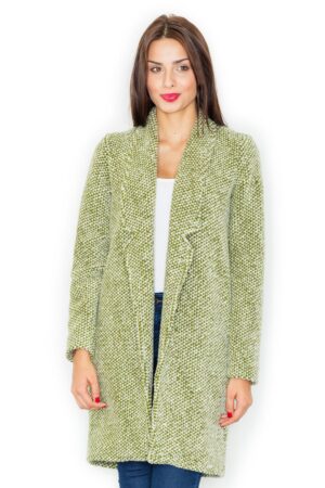 Зелено дамско палто GF2M527