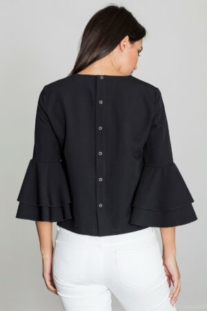Черна дамска блуза GF2M565
