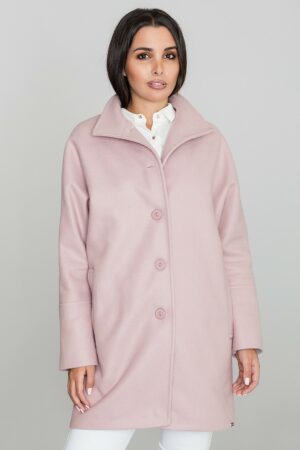Розово дамско палто GF2M589