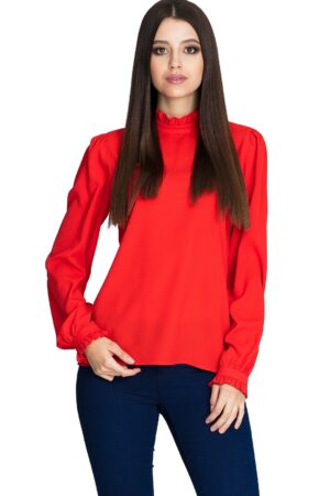Червена дамска блуза GF2M595