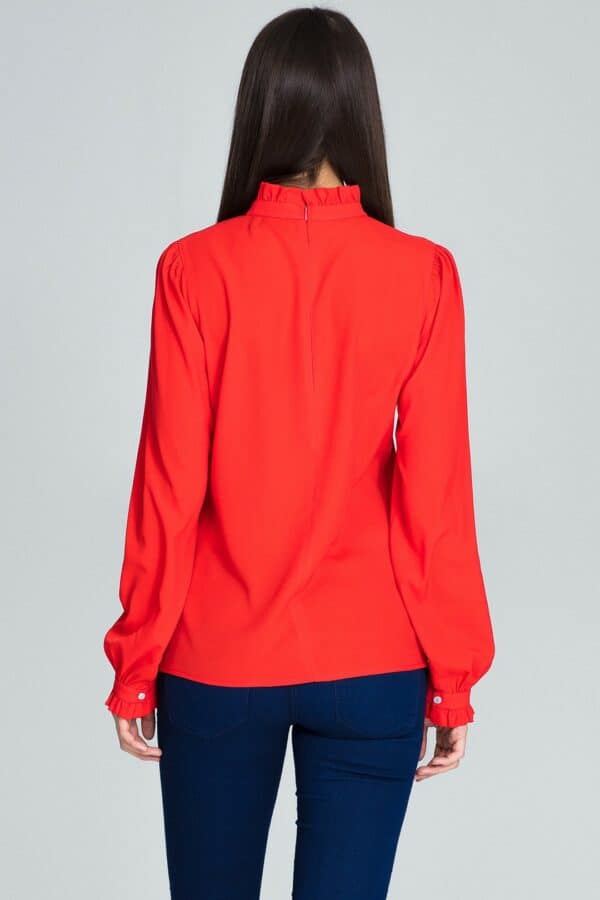 Червена дамска блуза GF2M595