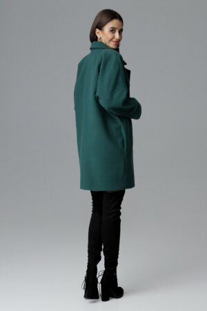 Зелено дамско палто GF2M625