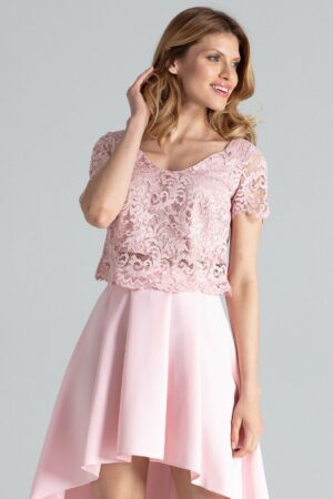 Официален комплект блуза и пола GF2M641 розово