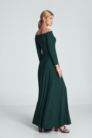 Дълга рокля GF2M707 зелена