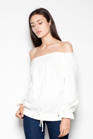 Бяла дамска блуза GV4VT012