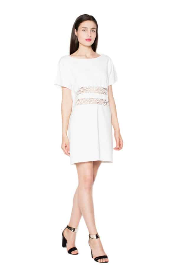 Бяла рокля-туника GV4VT066