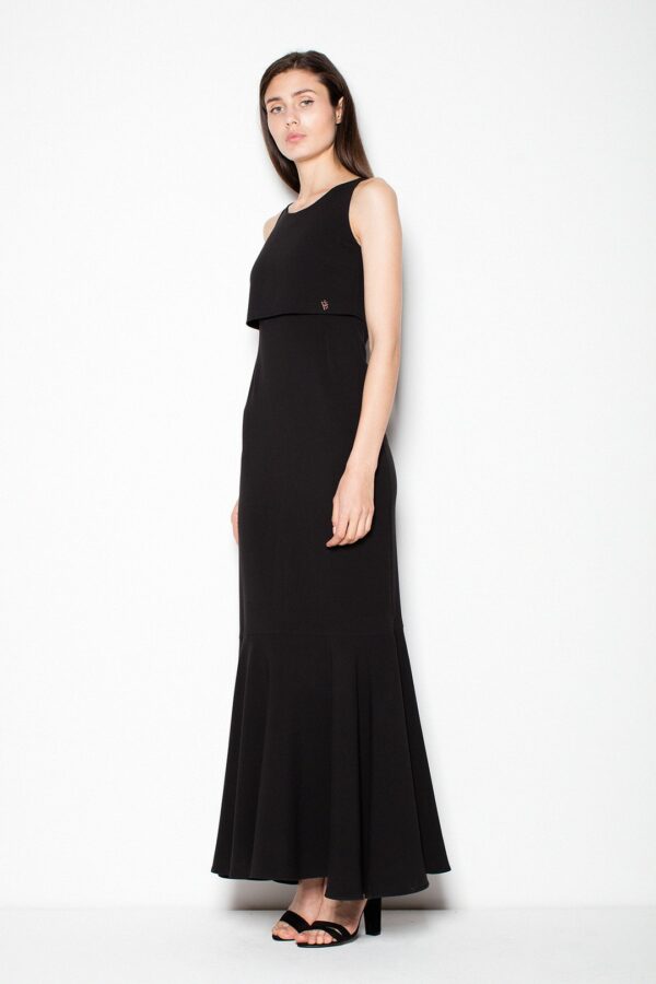 Черна дълга рокля GV4VT090