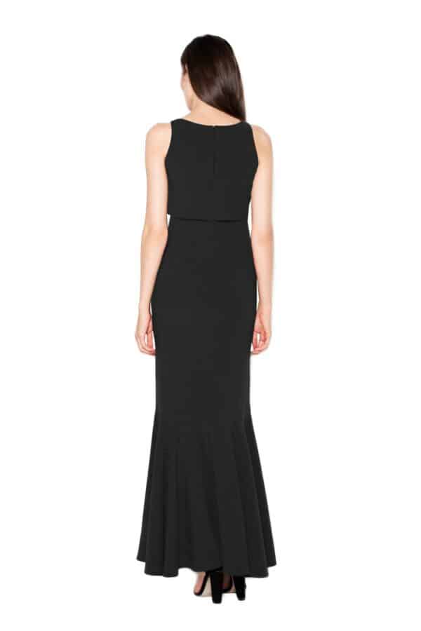 Черна дълга рокля GV4VT090