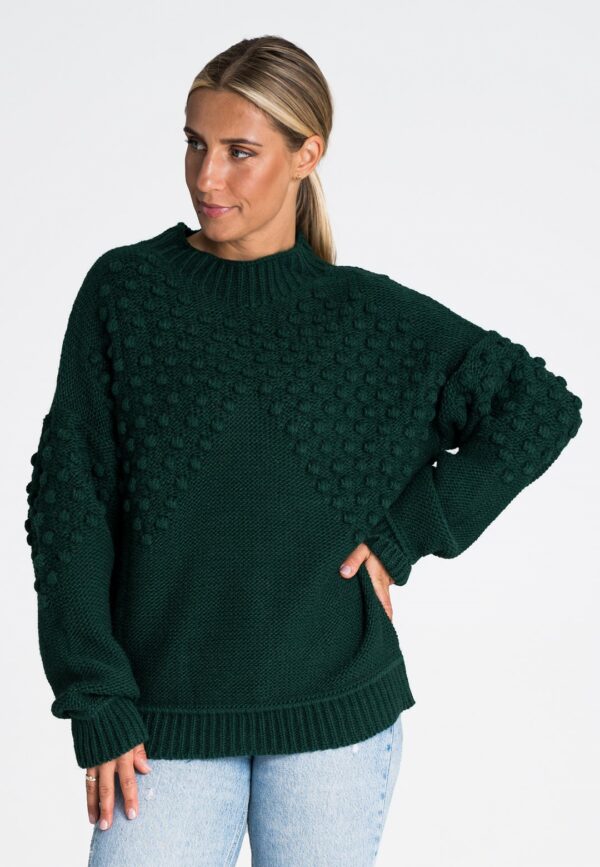 Зелен пуловер M982