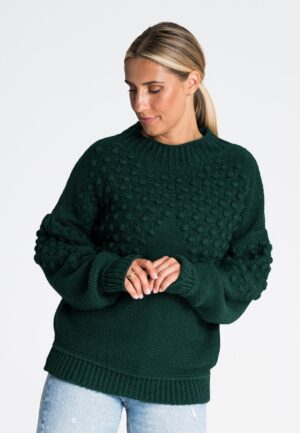 Зелен пуловер M982