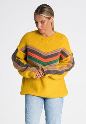 Пуловер горчица M983