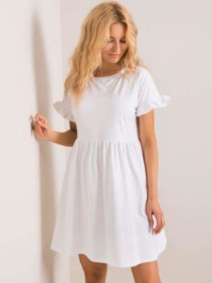 Бяла рокля Marietta RUE PARIS