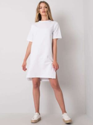 Бяла ежедневна рокля Mistee RUE PARIS
