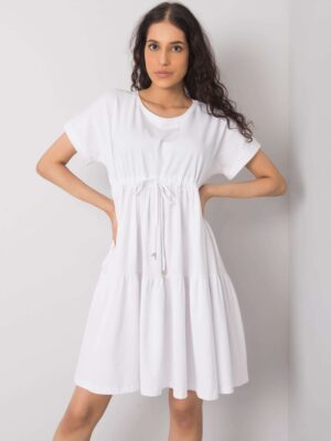 Бяла ежедневна рокля Sebille RUE PARIS
