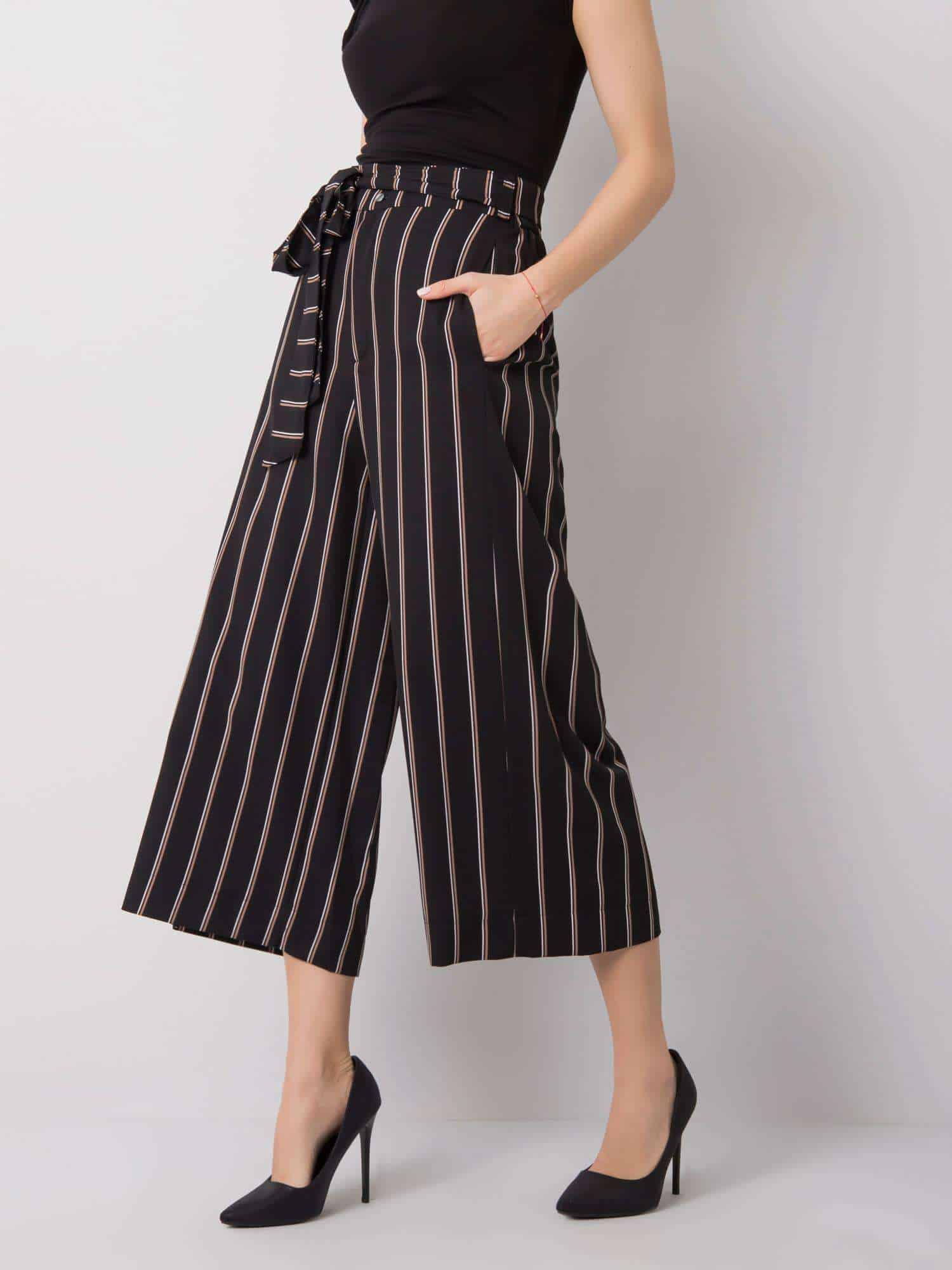 Черен панталон Valerie RUE PARIS - Image 3