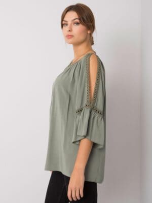 Вискозна блуза Khaki Kearney OH BELLA