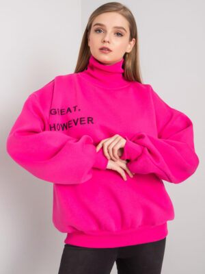 Ватирана oversize блуза Kelly фуксия