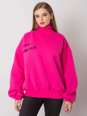Ватирана oversize блуза Kelly фуксия