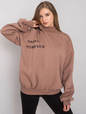 Ватирана oversize блуза Kelly кафява Ватирана oversize блуза Kelly кафява