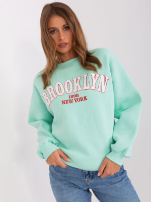 Ватиран суичър Brooklyn мента