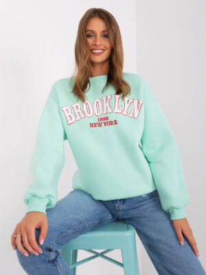 Ватиран суичър Brooklyn мента
