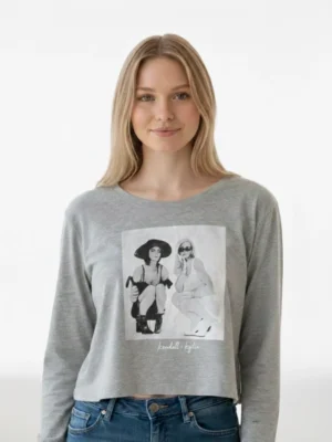 siva-damska-bluza-foto-print-kendall-kylie