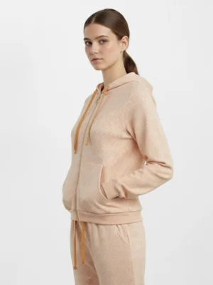 Дамски суитшърт Kendall + Kylie с цип и качулка