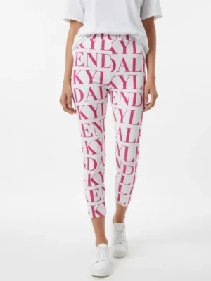Дамски клин KENDALL + KYLIE с висока талия и розов принт
