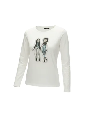 biala-damska-bluza-ilustracia-figuri-kendall-kylie