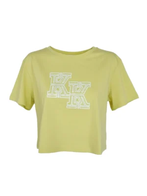 Жълта дамска тениска Kendall + Kylie