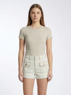 Светли къси панталони с предни джобове Cheap Monday